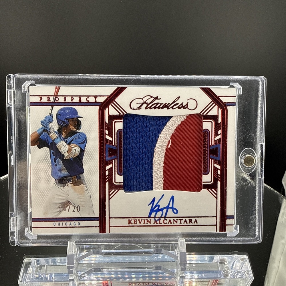 2024 Panini Flawless - Prospect Patch Auto - Kevin Alcantara #PPA-KA Blue‎ /20